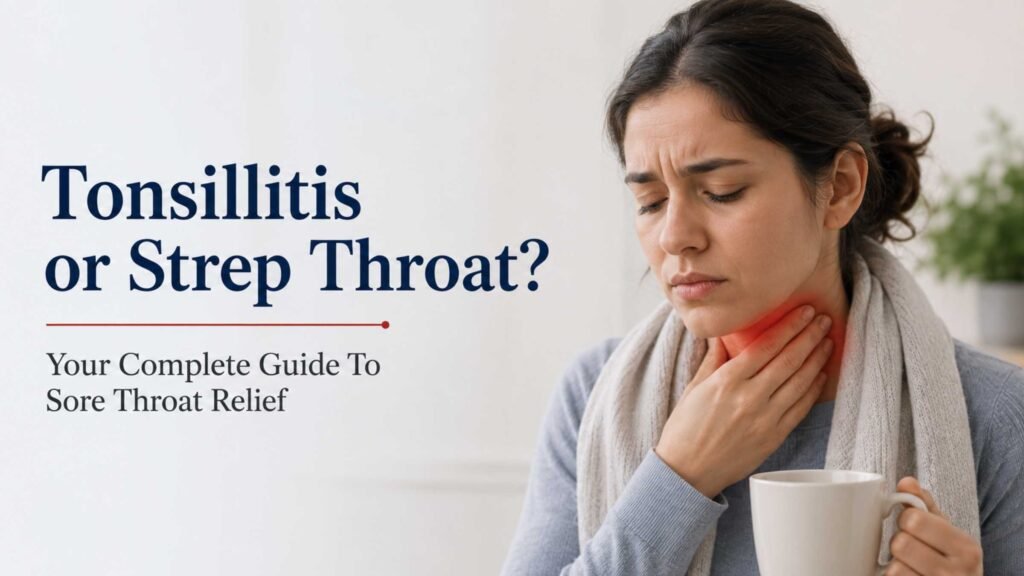 Tonsillitis or Strep Throat? Your Complete Guide To Sore Throat Relief