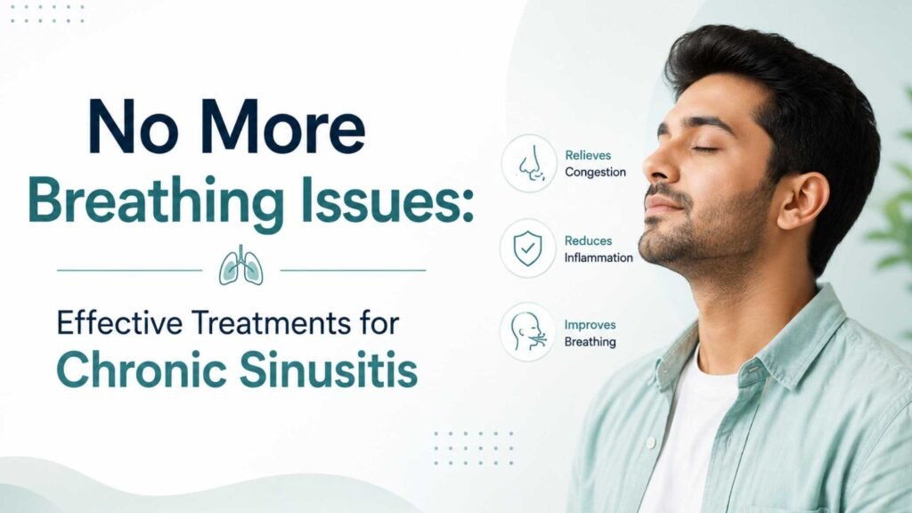 No More Breathing Issues: Effective Treatments for Chronic Sinusitis